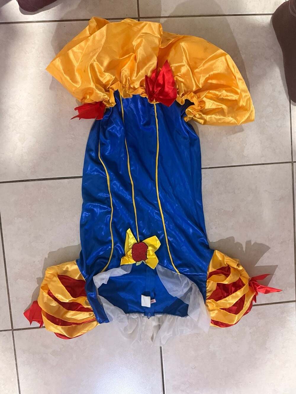 Leg Avenue Snow Princess Costume Size M/L Blue Yellow Snow White